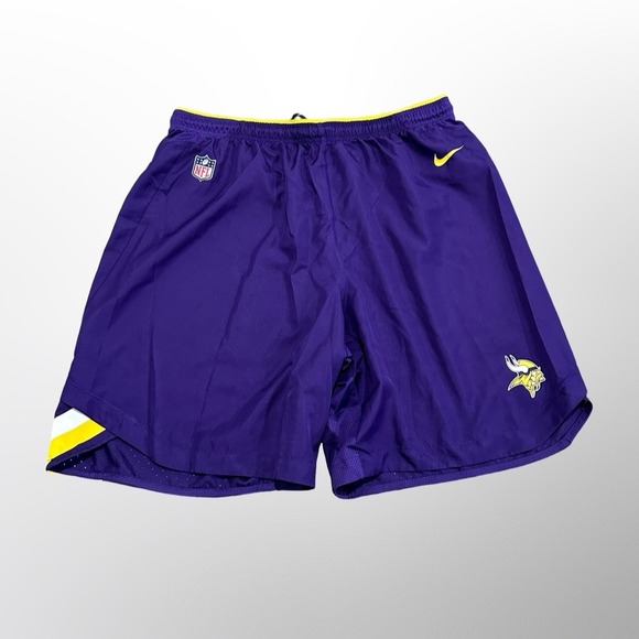 Minnesota Vikings Nike On Field Practice Shorts Mens 3XL Team Issued Purple - Picture 1 of 8